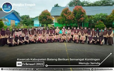Kwarcab Kabupaten Bateng Berikan Semangat Kontingen Menuju Jamda