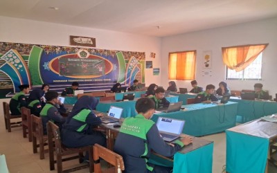 MTsN 1 Bangka Tengah Laksanakan Gladi Bersih Tes Kemampuan Akademik (TKA)